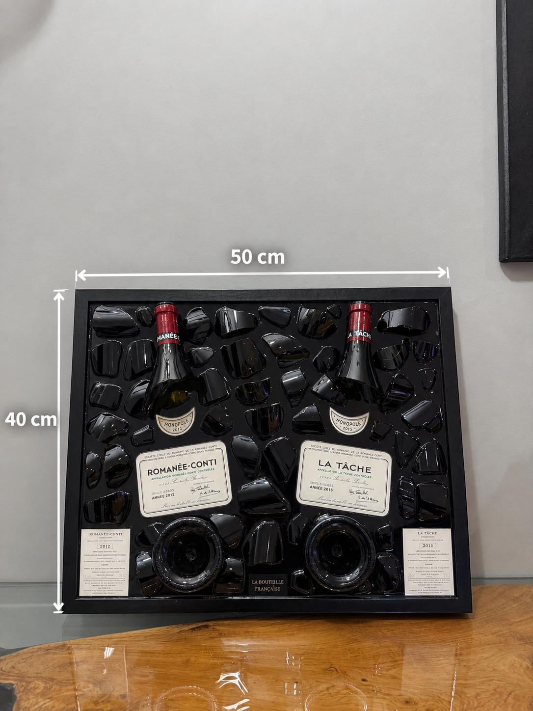 Votre bouteille en tableau