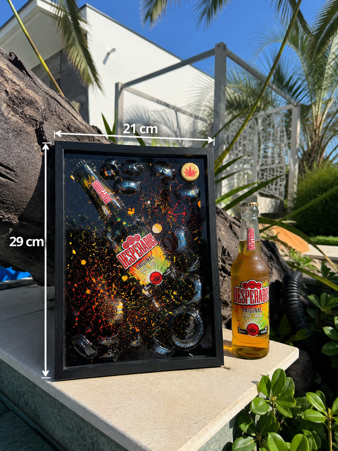 Votre bouteille en tableau