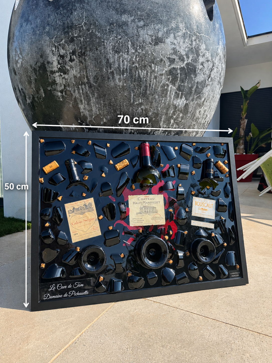 Votre bouteille en tableau