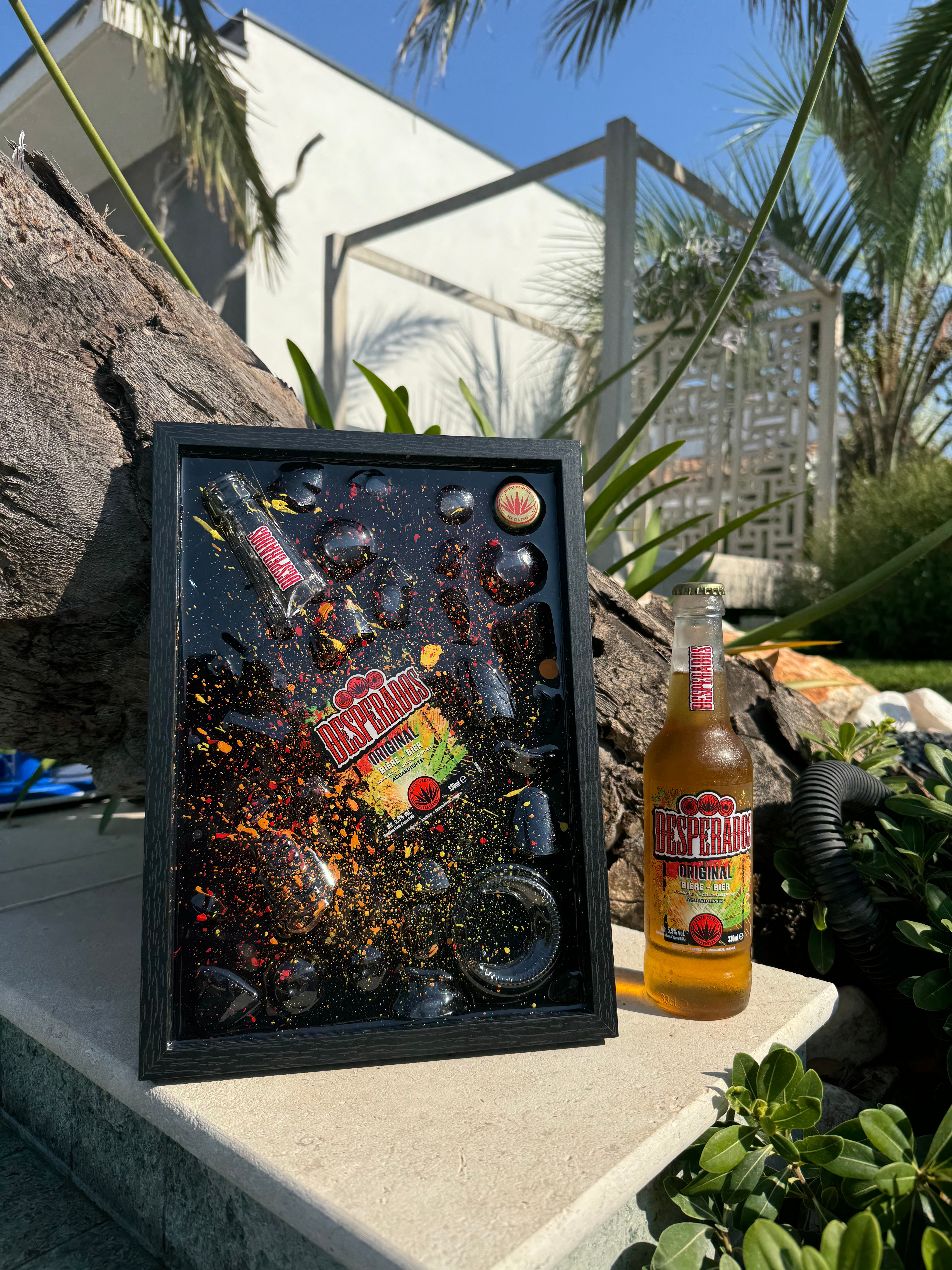 Votre bouteille en tableau ✨