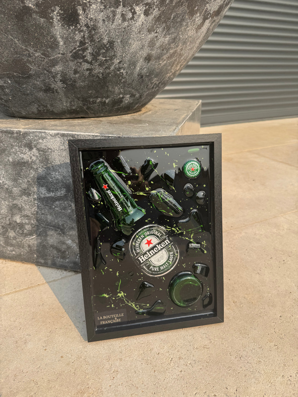 Tableau Heineken, cadeau pour amateur de bière