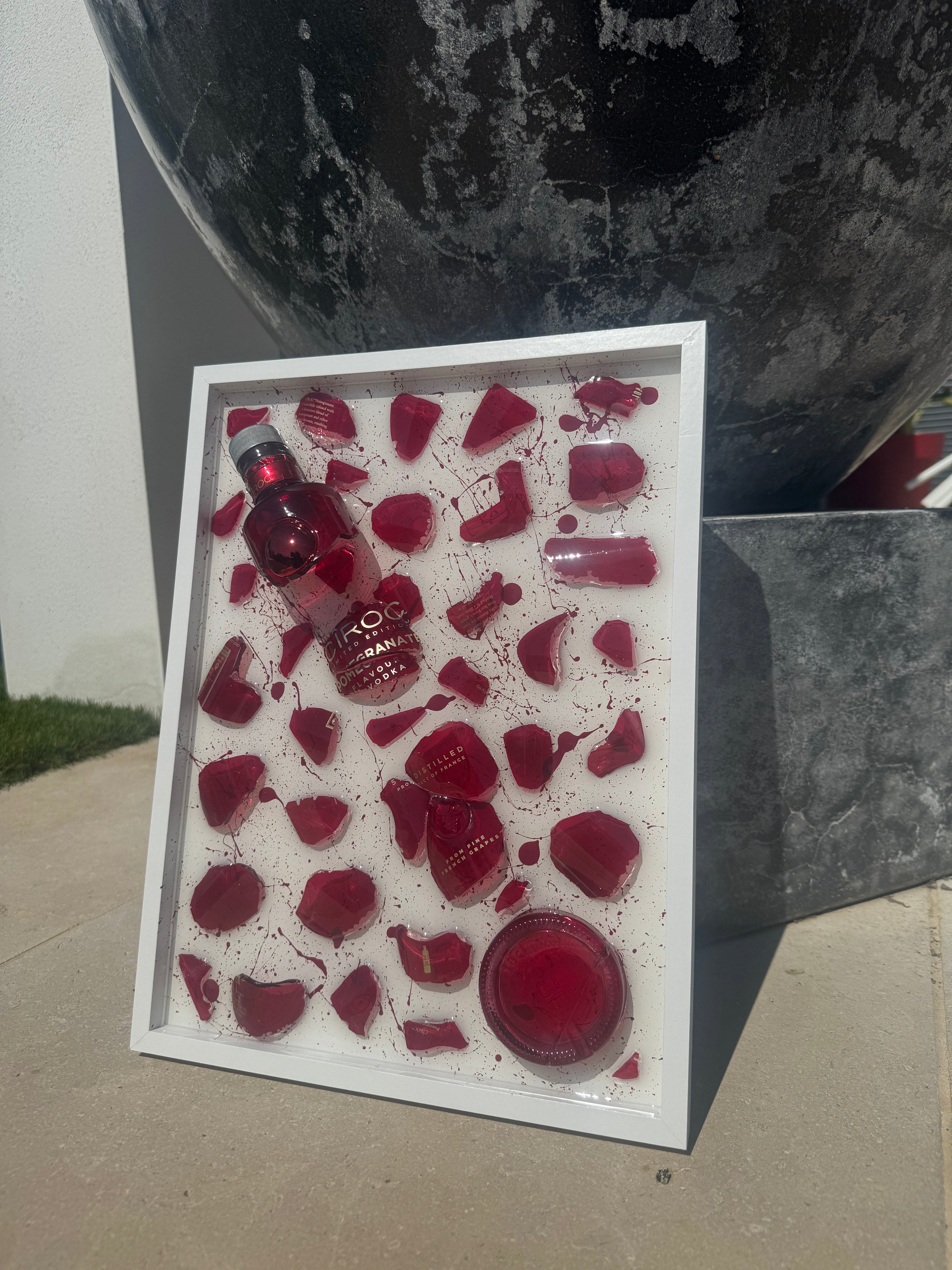 Tableau Bouteille Cassée Ciroc Pomegranate – Édition Limitée 1 Exemplaire