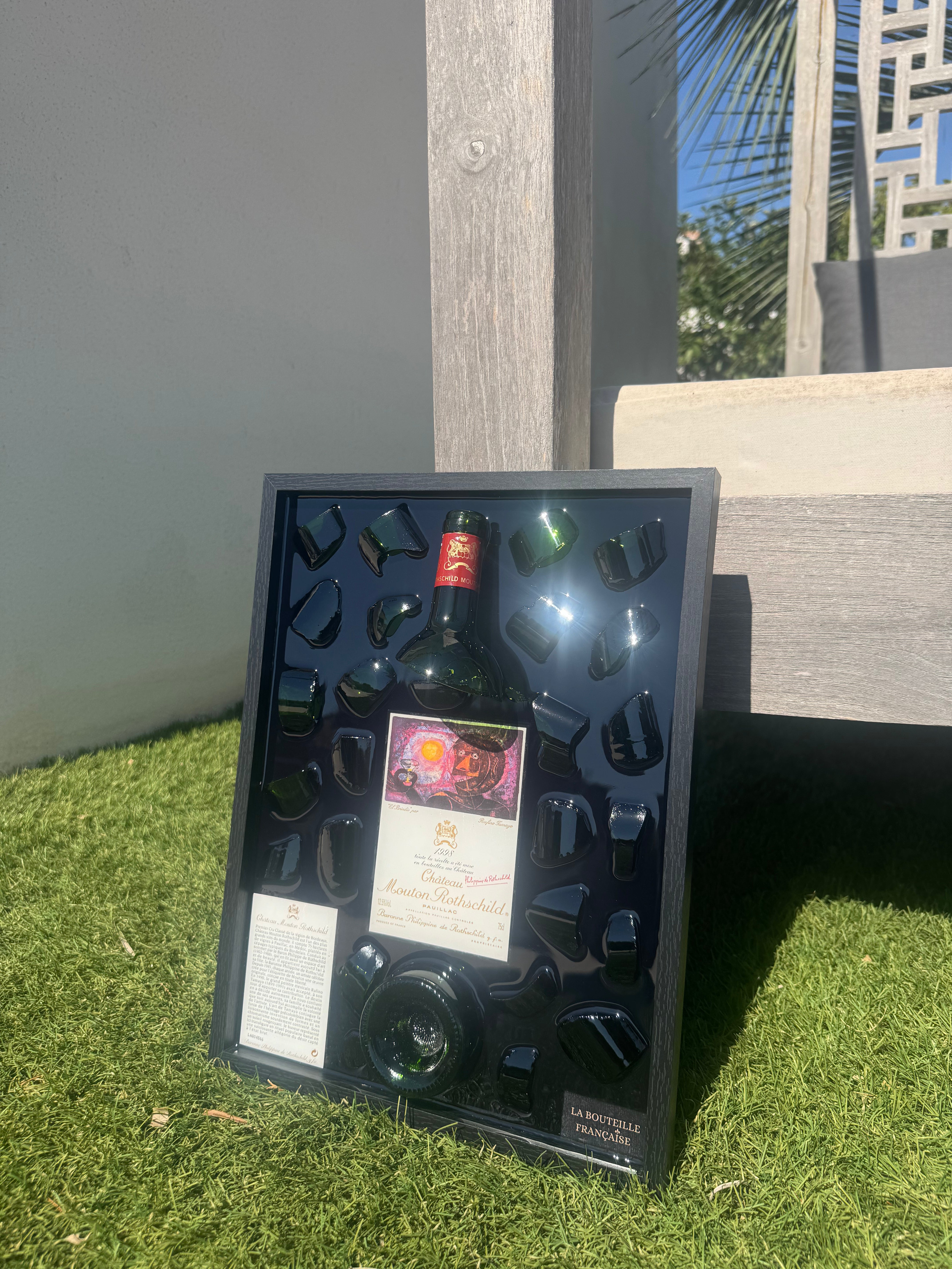 Tableau Bouteille Château Mouton Rothschild 1998 – 1er Grand Cru Classé
