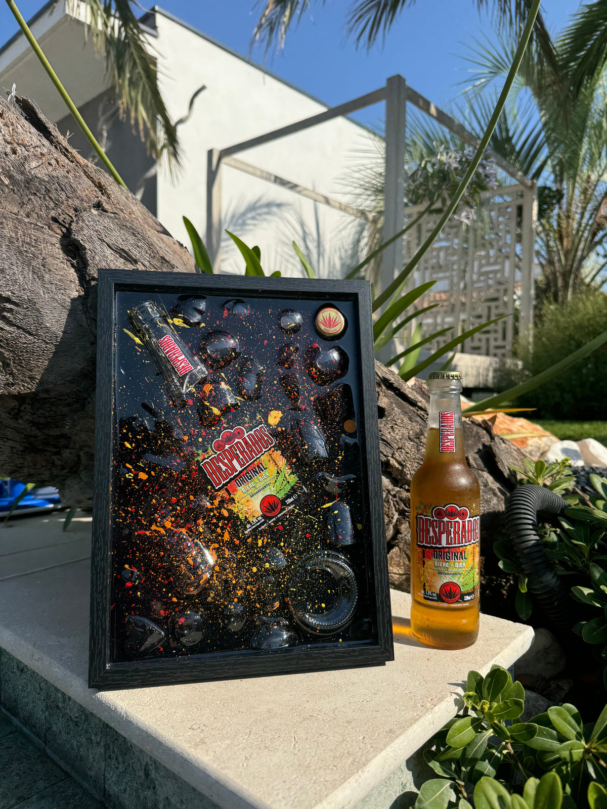 Tableau Desperados, cadeau original pour amateur de bière